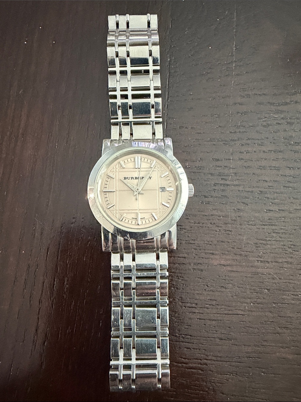 Burberry Silver-Tone Women's Bracelet Watch - Silver Dial - Picture 1 of 1